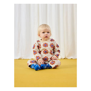 Bobo Choses - Pantalón de punto jacquard de algodón orgánico | Beige
