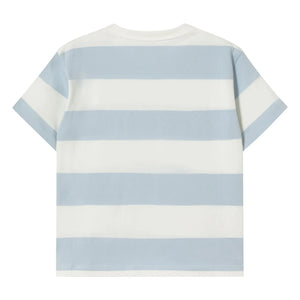 Tinycottons - Camiseta de rayas de algodón orgánico | Azul