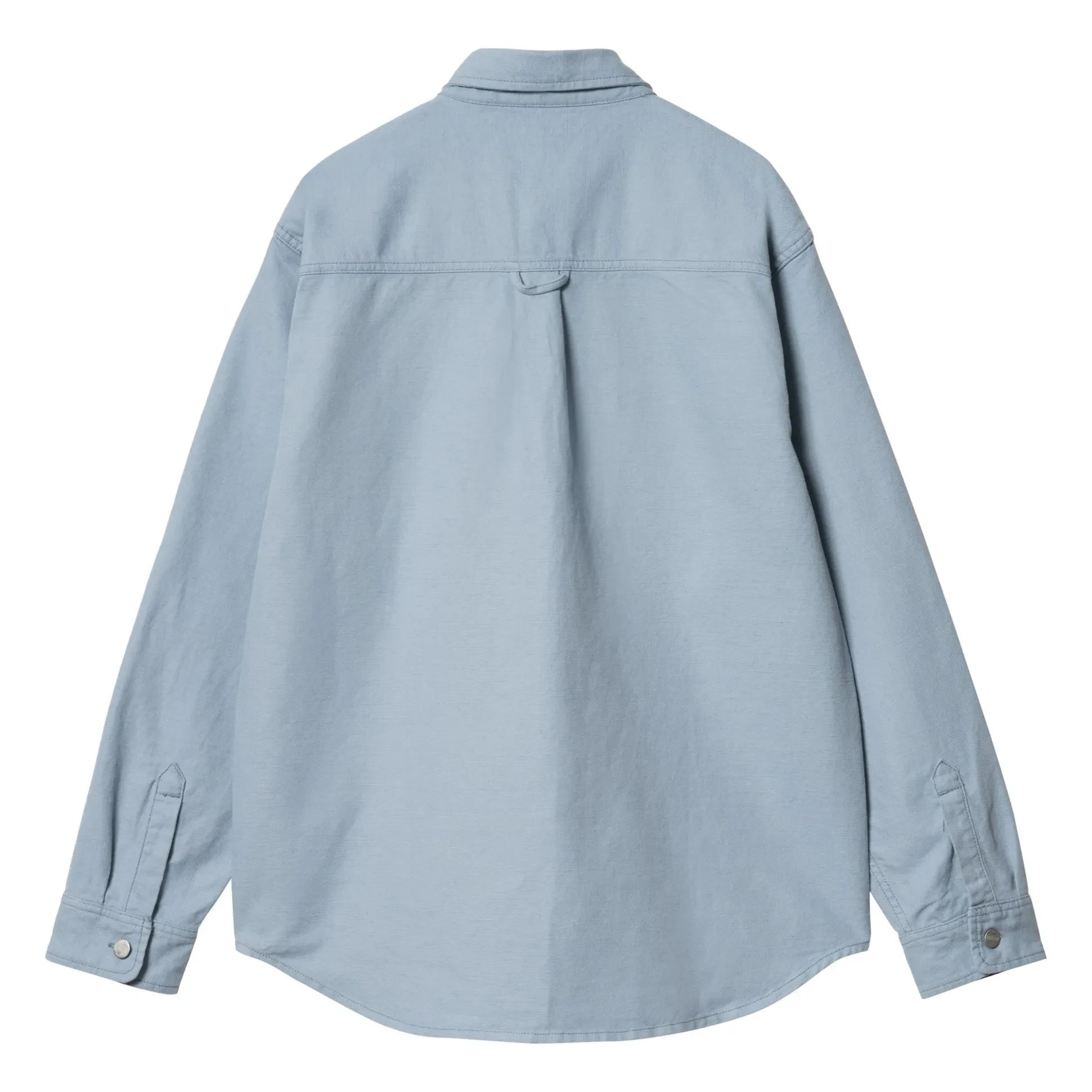 Carhartt WIP - Camisa extragrande de lino y algodón Walter | Azul grisáceo
