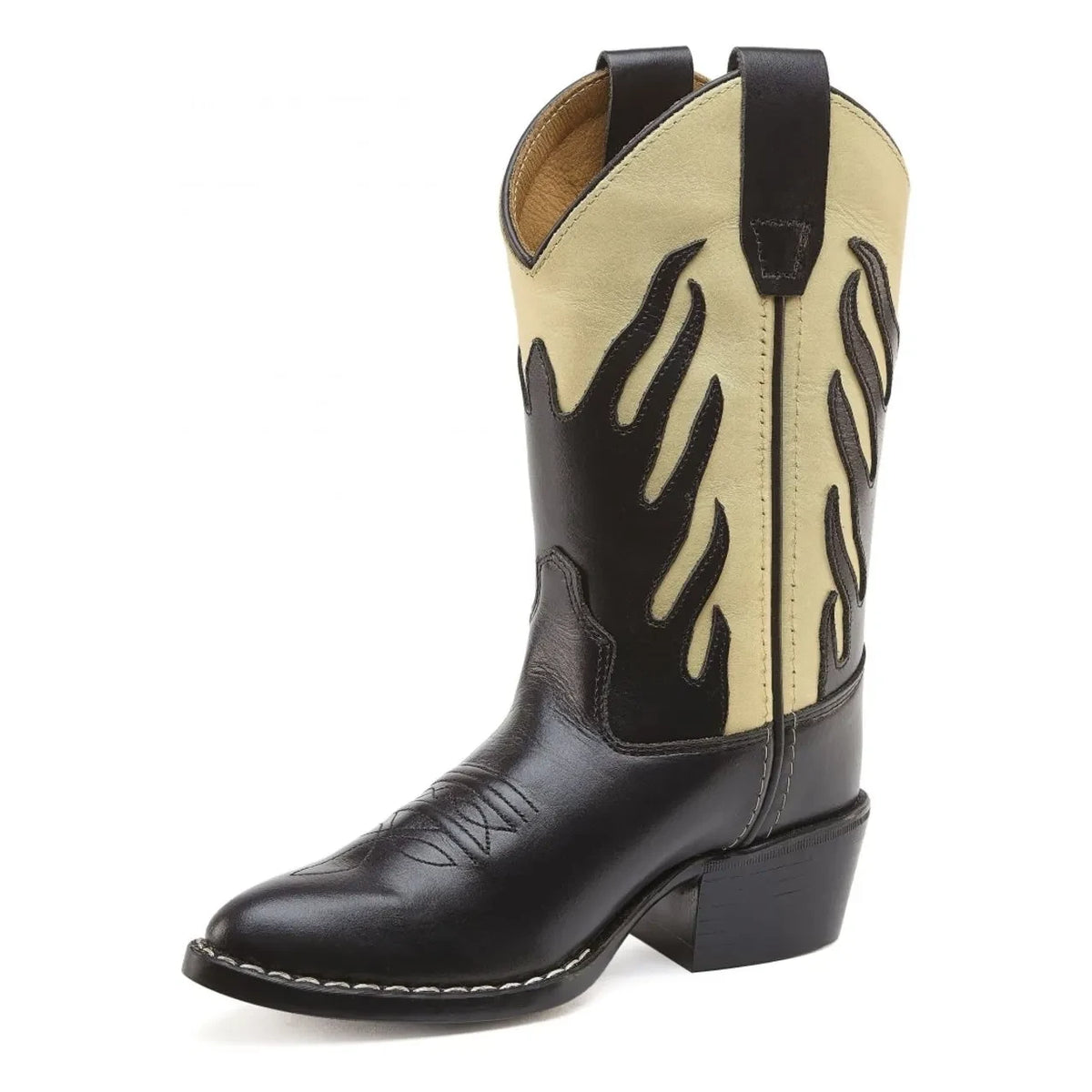 Bootstock - Santiags Flames Black | Negro