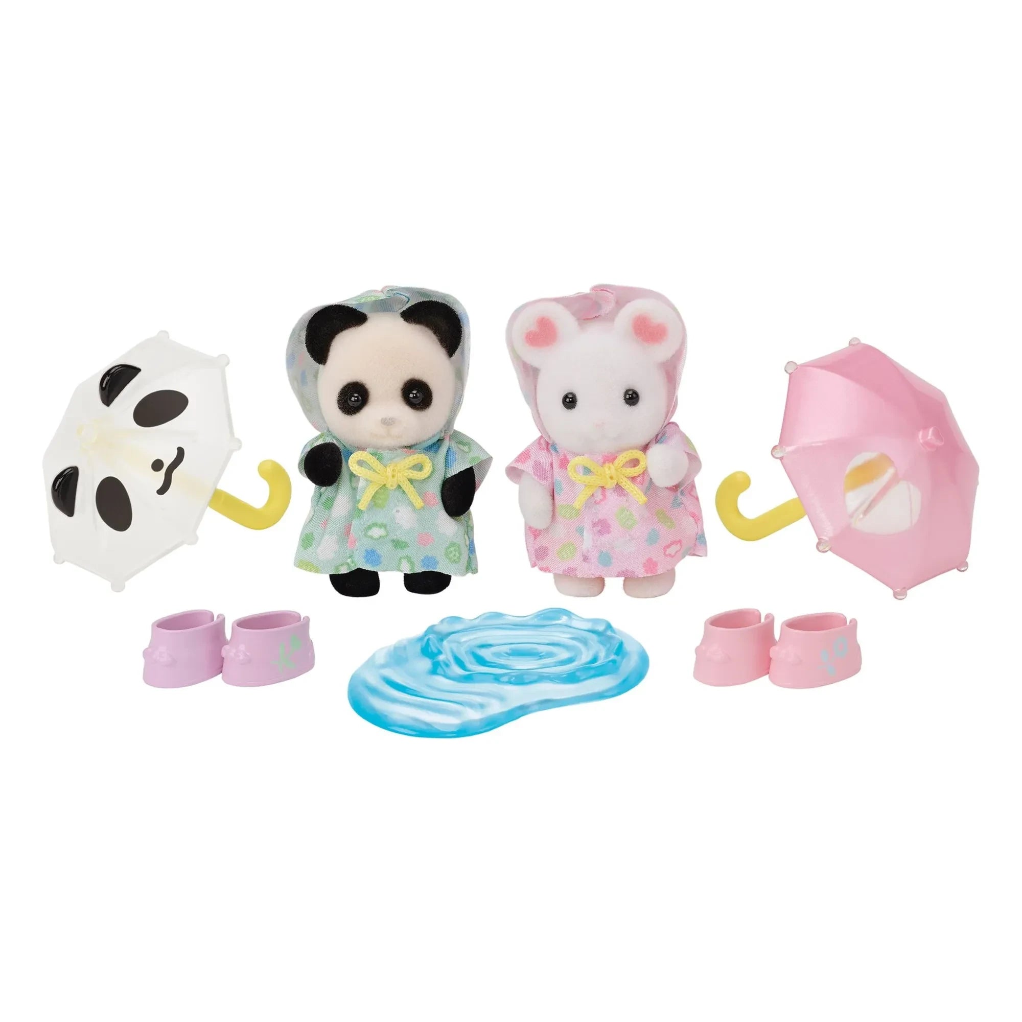 Sylvanian Families - Bebés con impermeable (pack de 2)