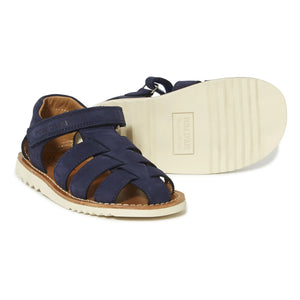 Pom d'Api - Sandalias de nobuk Waff Papy | Azul marino