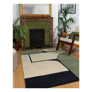 Alfombra Telar Manual Edito - Strada | Azul Verdoso