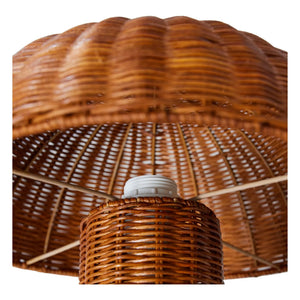 HKliving - Lámpara de mesa de mimbre