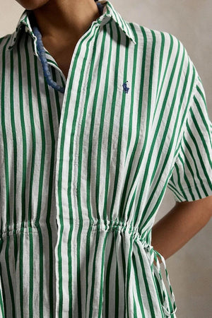 Vestido camisero de lino Polo Ralph Lauren