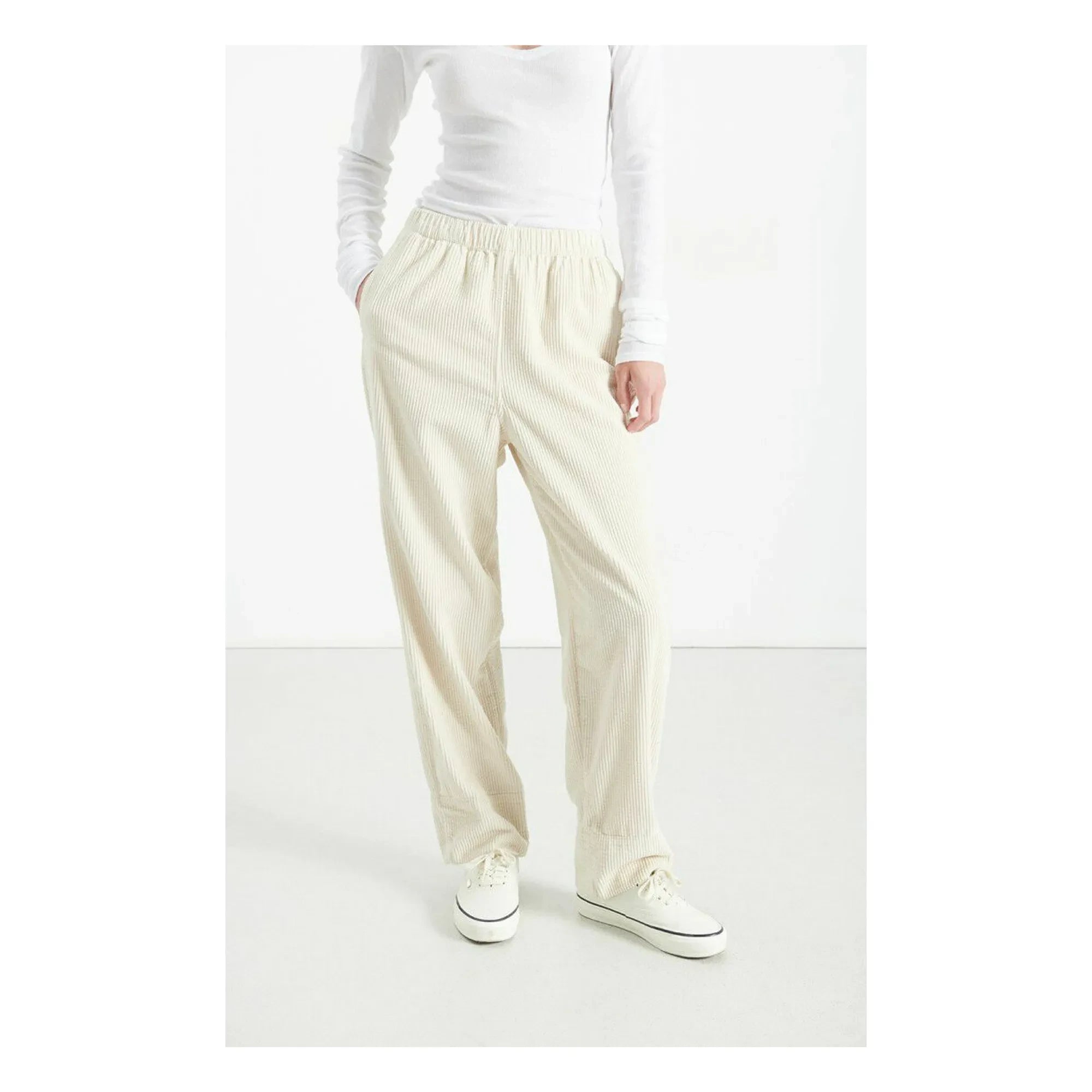 American Vintage - Pantalón de terciopelo Padow | Crudo