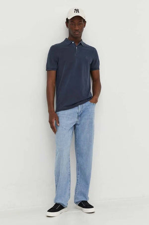 Camiseta de hombre Marc O'Polo de algodón y elastano con cuello