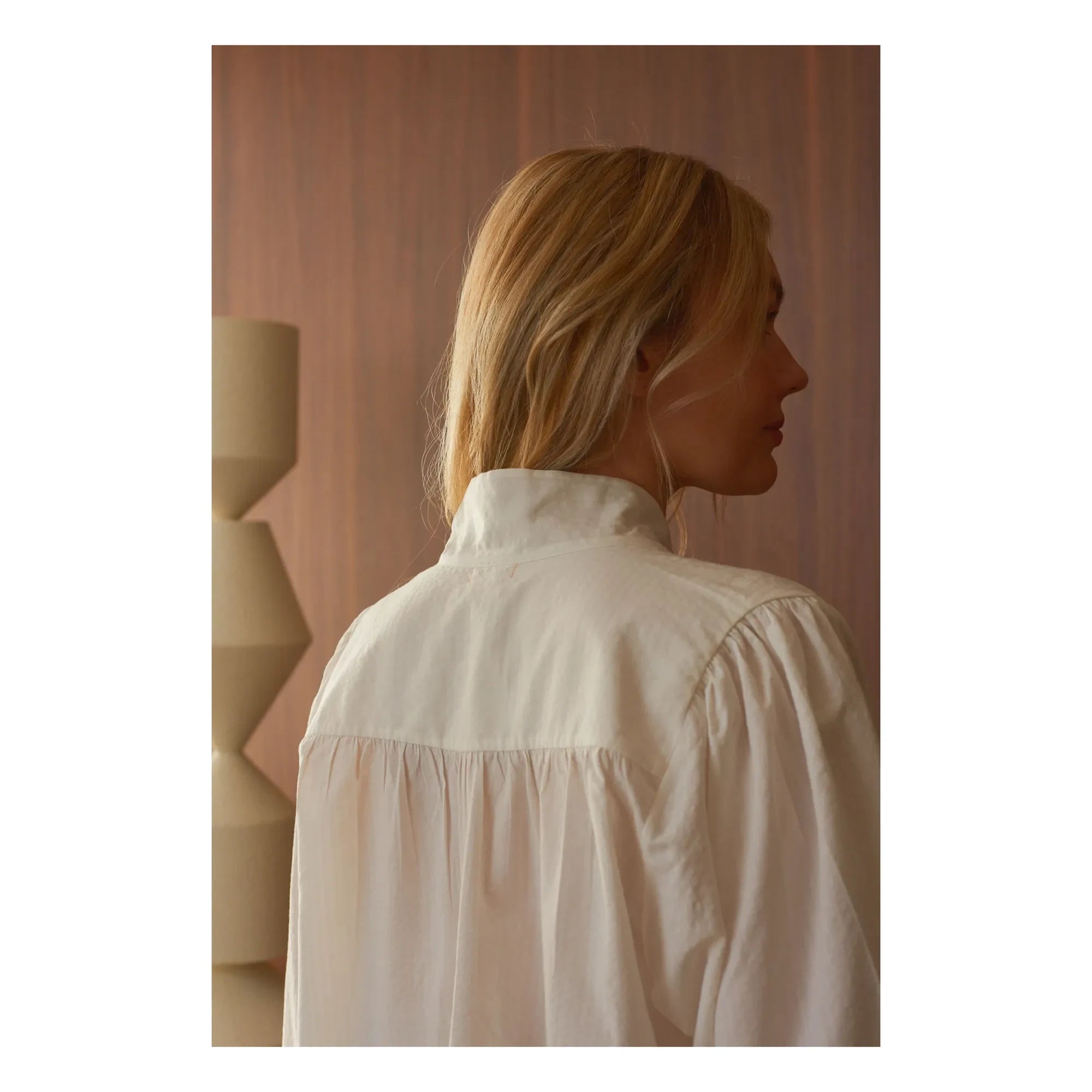 Marlot Paris - Blusa Clera - Colección de mujer | Blanco roto
