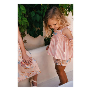 Lilinoa - Bloomer Lou con estampado floral | Melocotón
