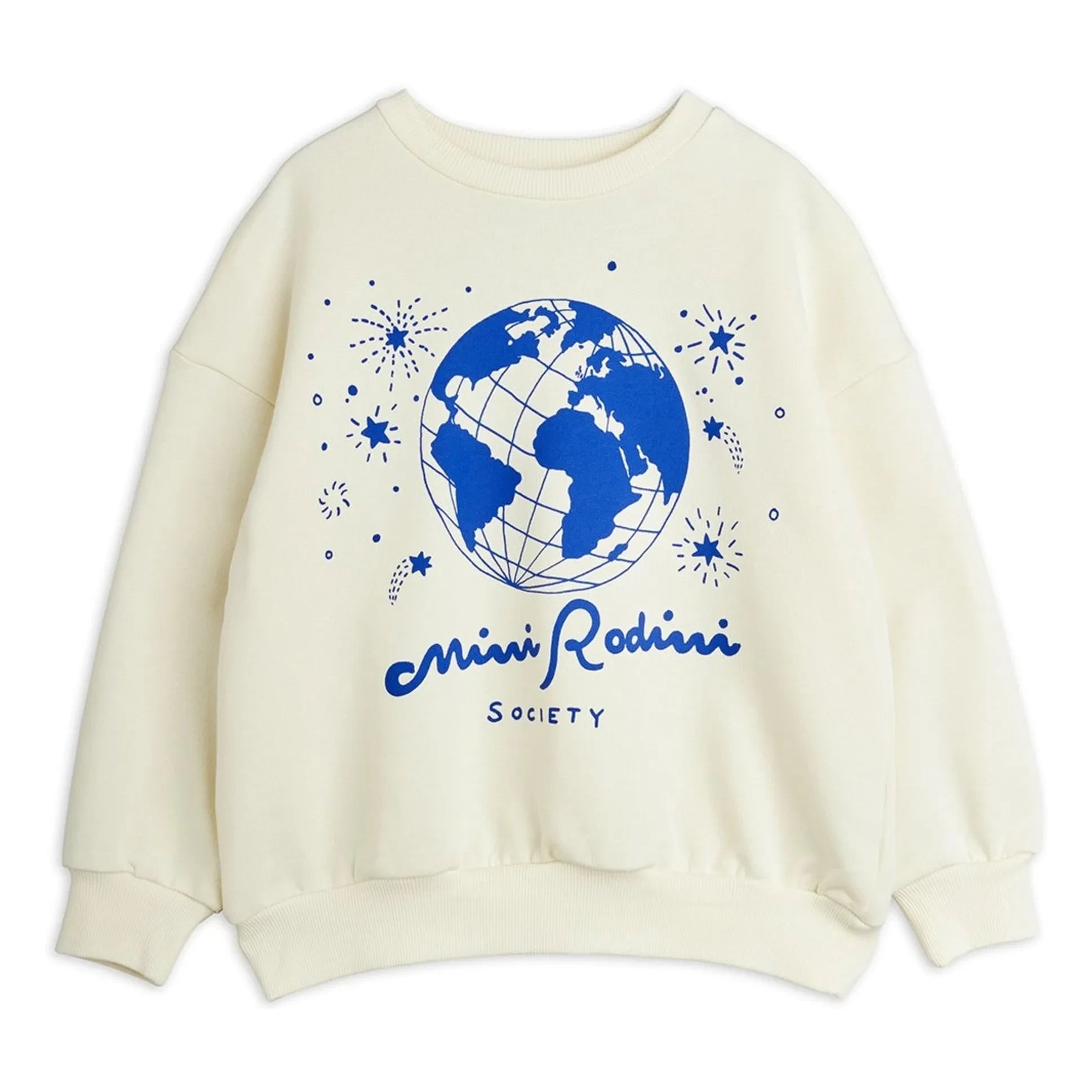 Mini Rodini - Sweat Society Algodón orgánico | Crudo