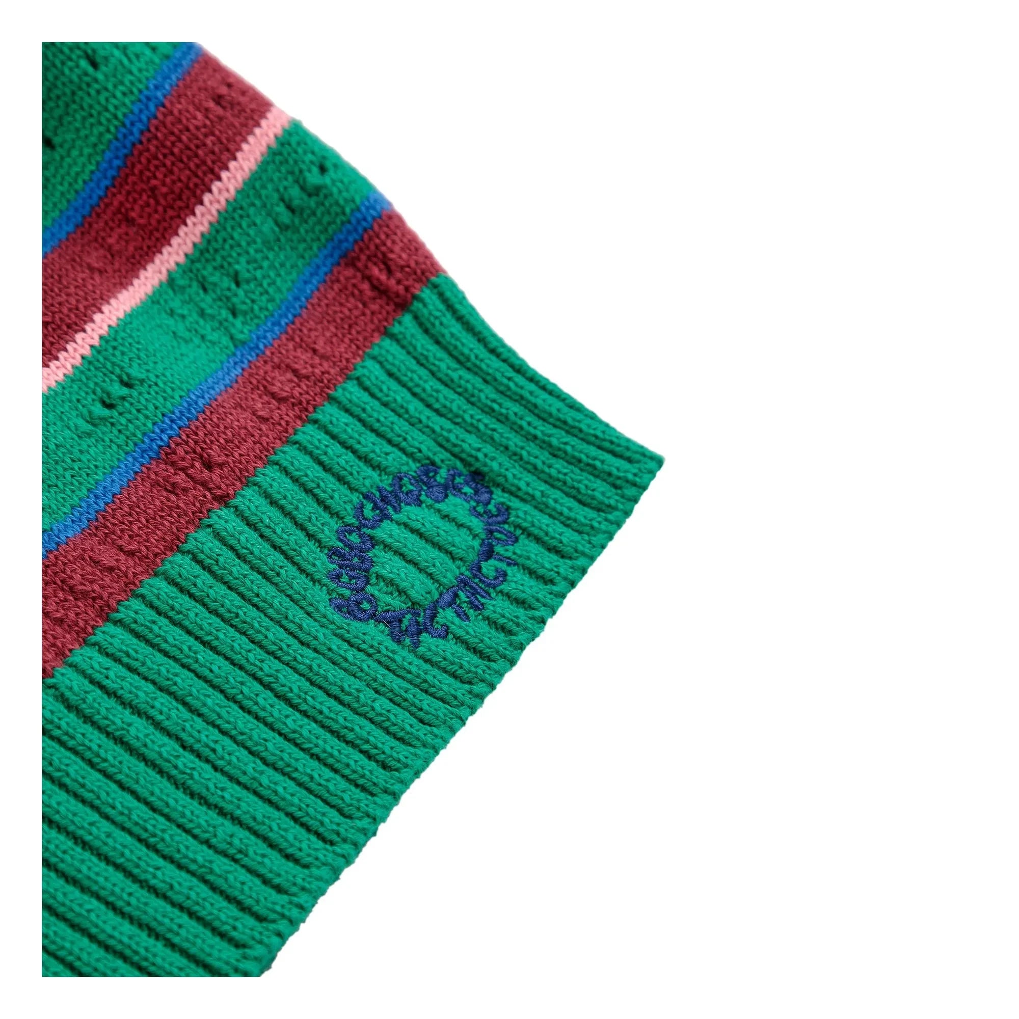 Bobo Choses - Camiseta sin mangas de algodón orgánico a rayas | Verde