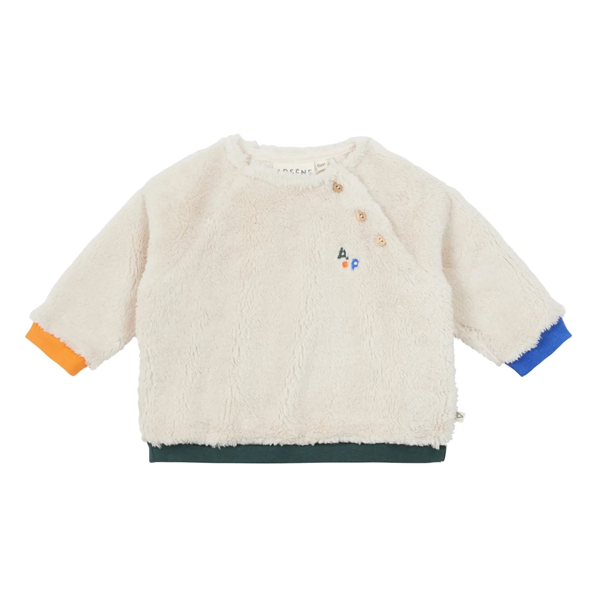 Arsène et Les Pipelettes - Sudadera Joe Sherpa Mini | Beige