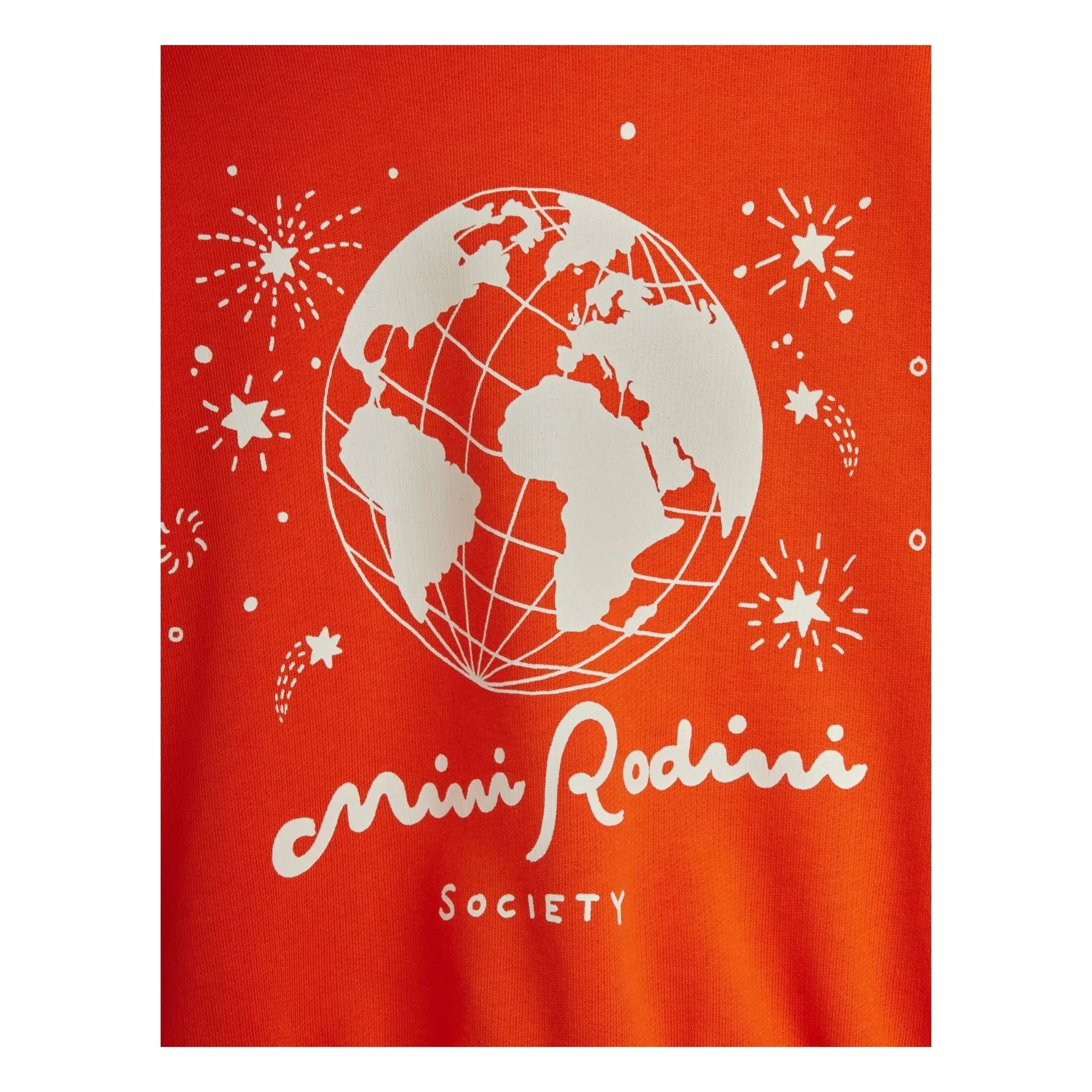 Mini Rodini - Sudadera de algodón orgánico Mini Rodini | Rojo
