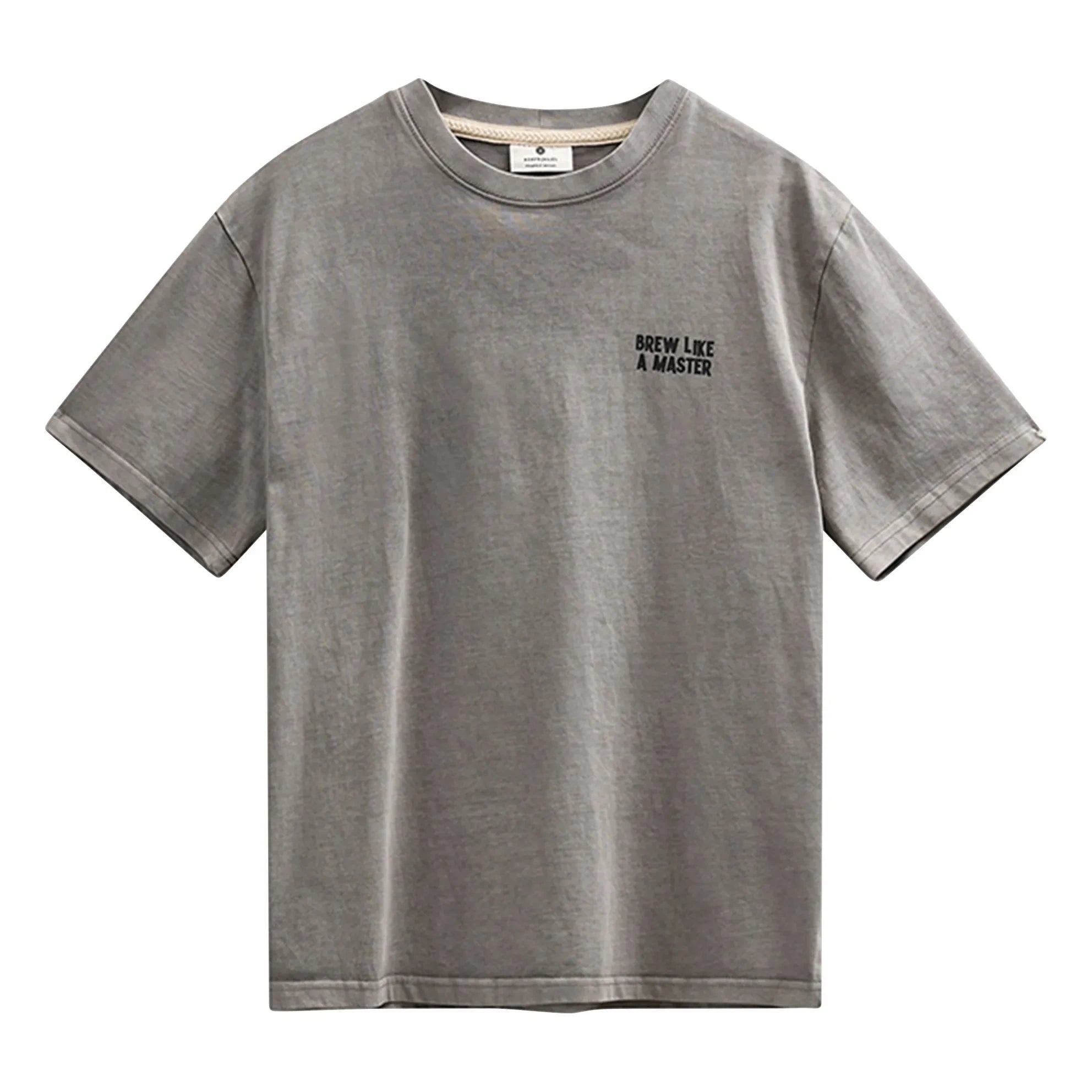 Anerkjendt - Camiseta Akvillads Brewlikeamaster | Gris jaspeado