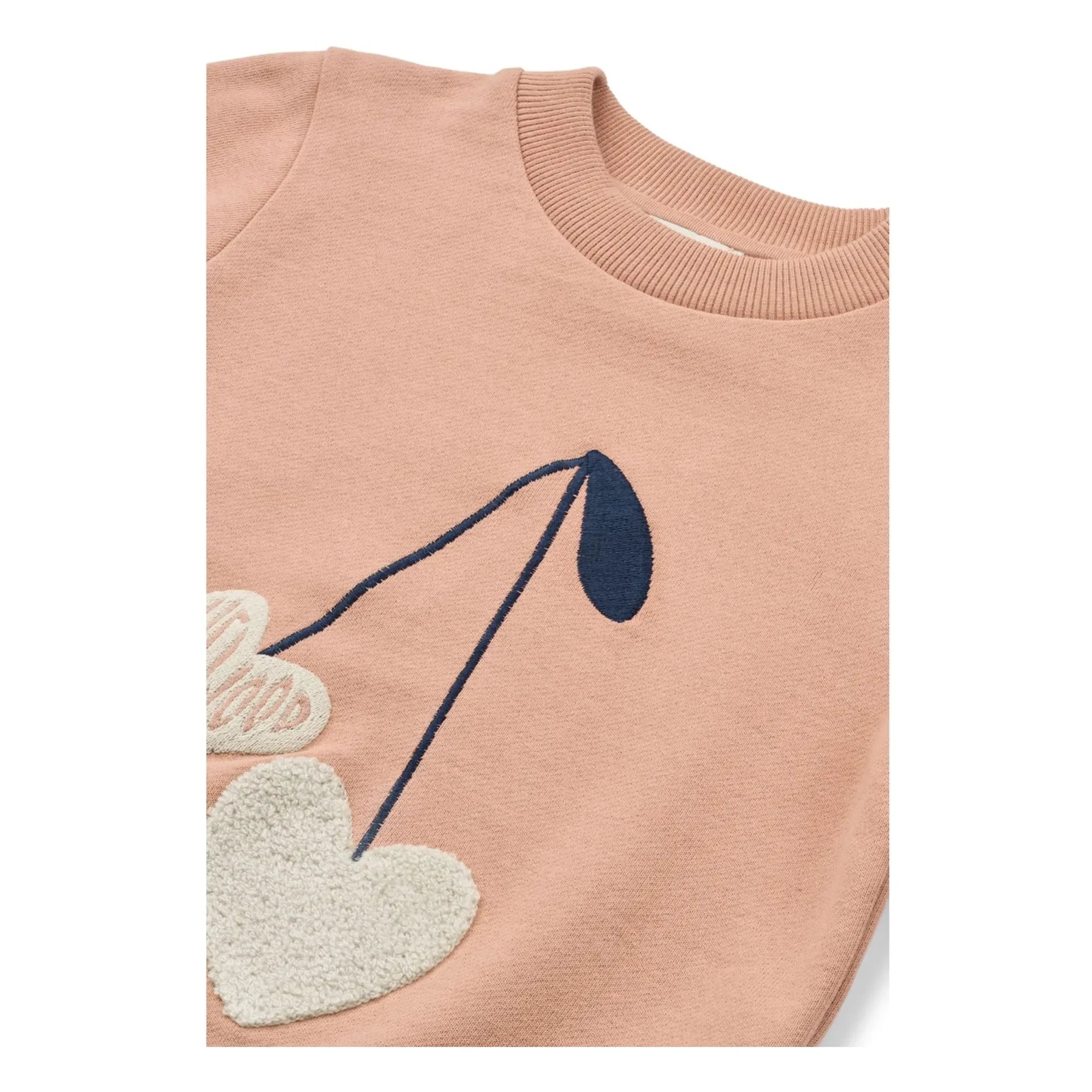 Liewood - Sudadera Thora Hearts Algodón Orgánico | Rosa