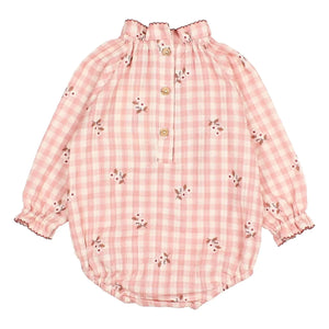Búho - Vichy Mono Floral | Rosa