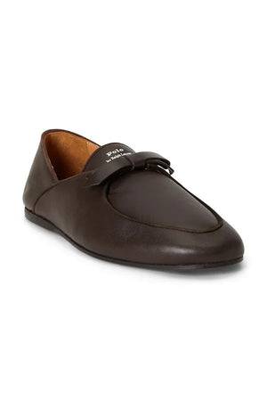 Polo Ralph Lauren mocasines de cuero para mujer Pl Wlabe