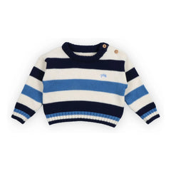 the new society - Jersey de rayas Celosia para bebé | Azul