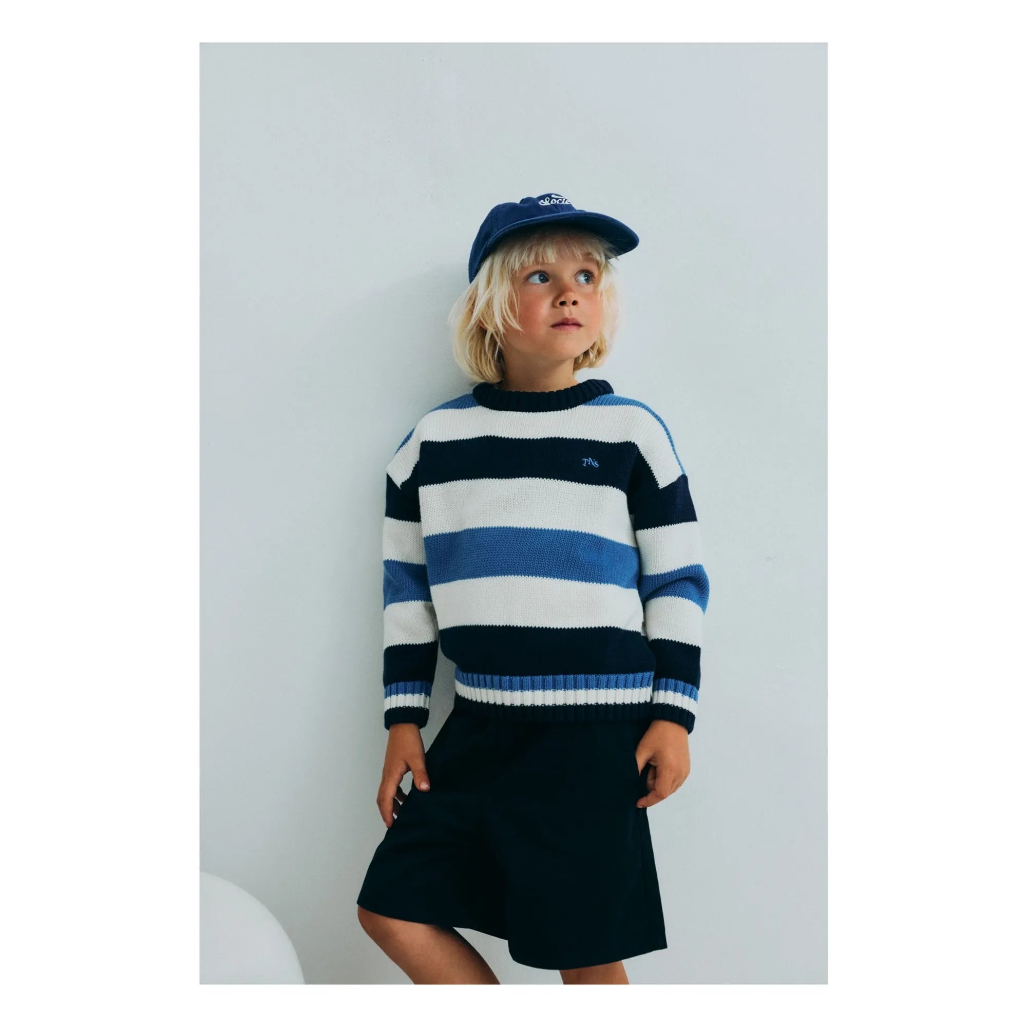 the new society - Jersey de rayas Celosia | Azul
