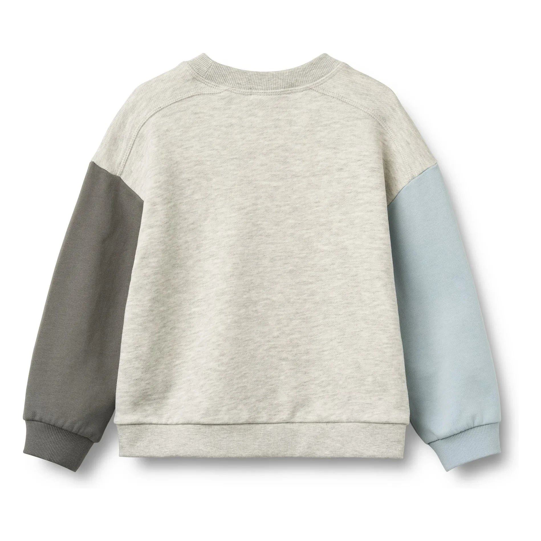 Wheat - Lennon Smiley Sweat Algodón orgánico | Gris jaspeado