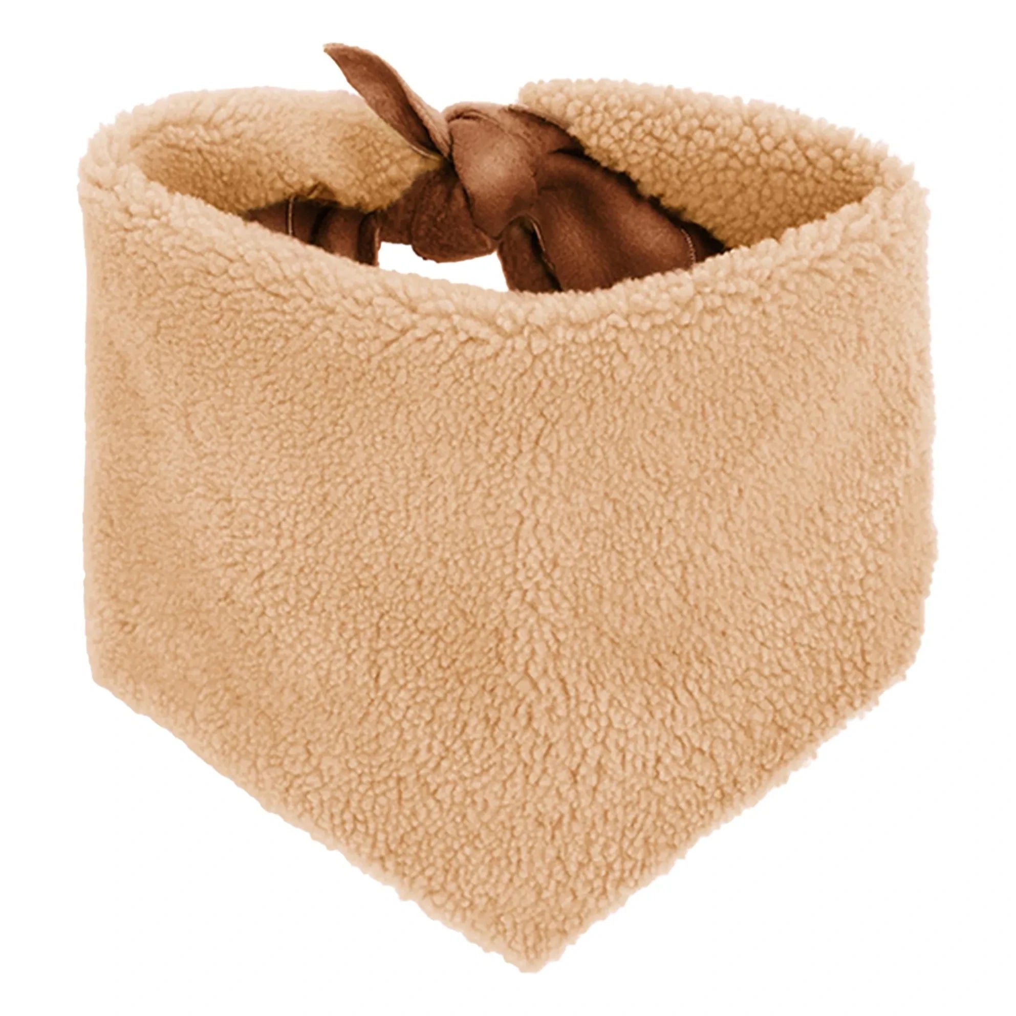 ILDA'S sheep - Bandana de lana merina de doble cara - Colección Infantil | Beige
