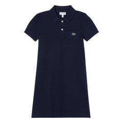 Lacoste - Vestido Polo de Algodón Orgánico | Azul Marino