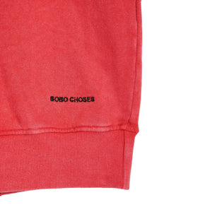 Bobo Choses - Sudadera de algodón orgánico Hidden Monster | Roja