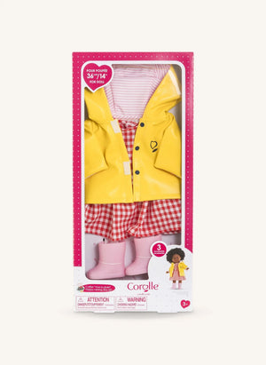Corolle - "Vive la Pluie" Ropa | Amarillo