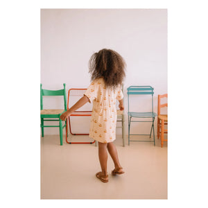 Studio Bohème - Vestido de algodón orgánico Yogi Choux | Beige