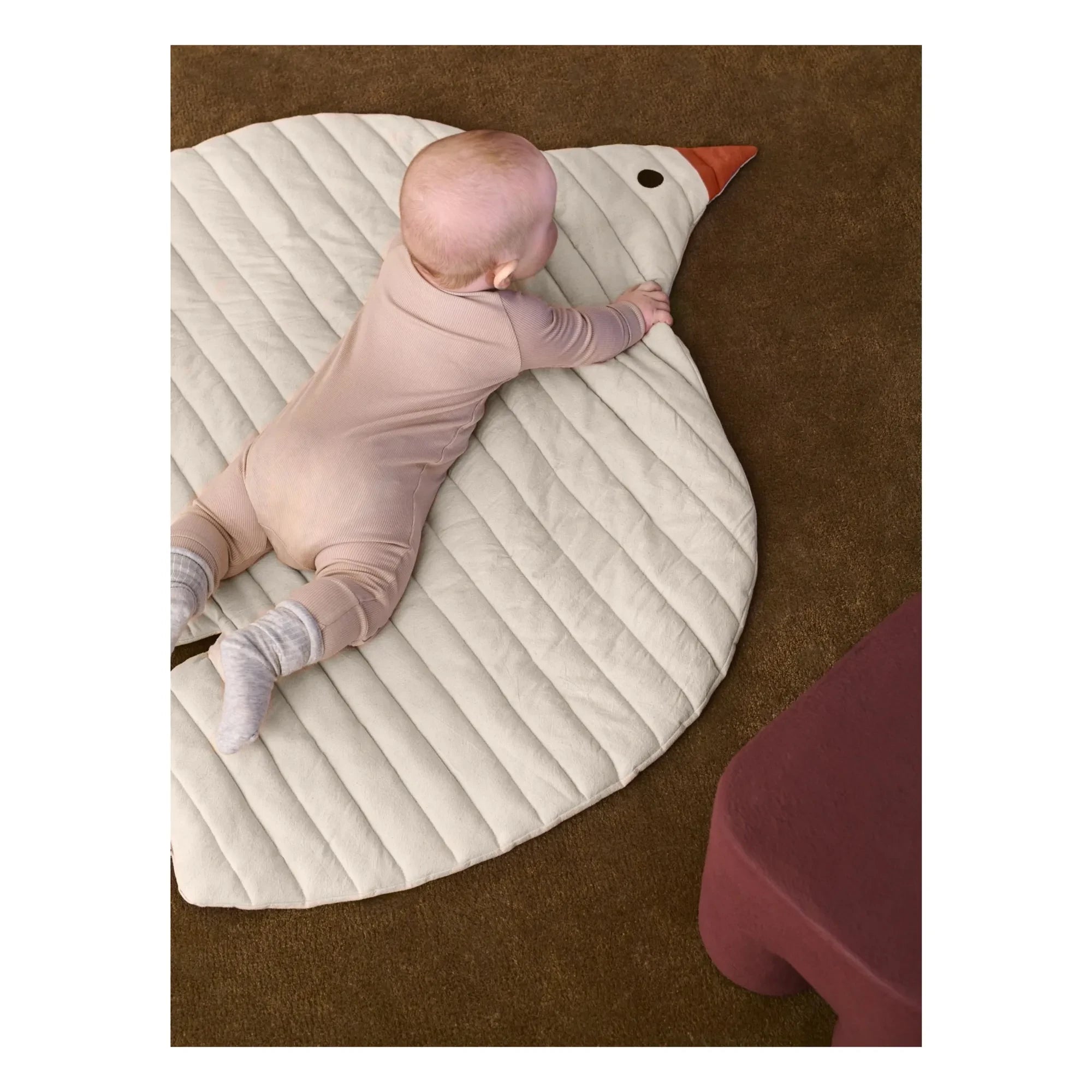 Ferm Living Kids - Alfombra de juegos Swif Bird | Blanco