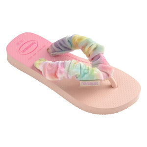 Havaianas - Chanclas de dedo con plumas para bebé | Rosa