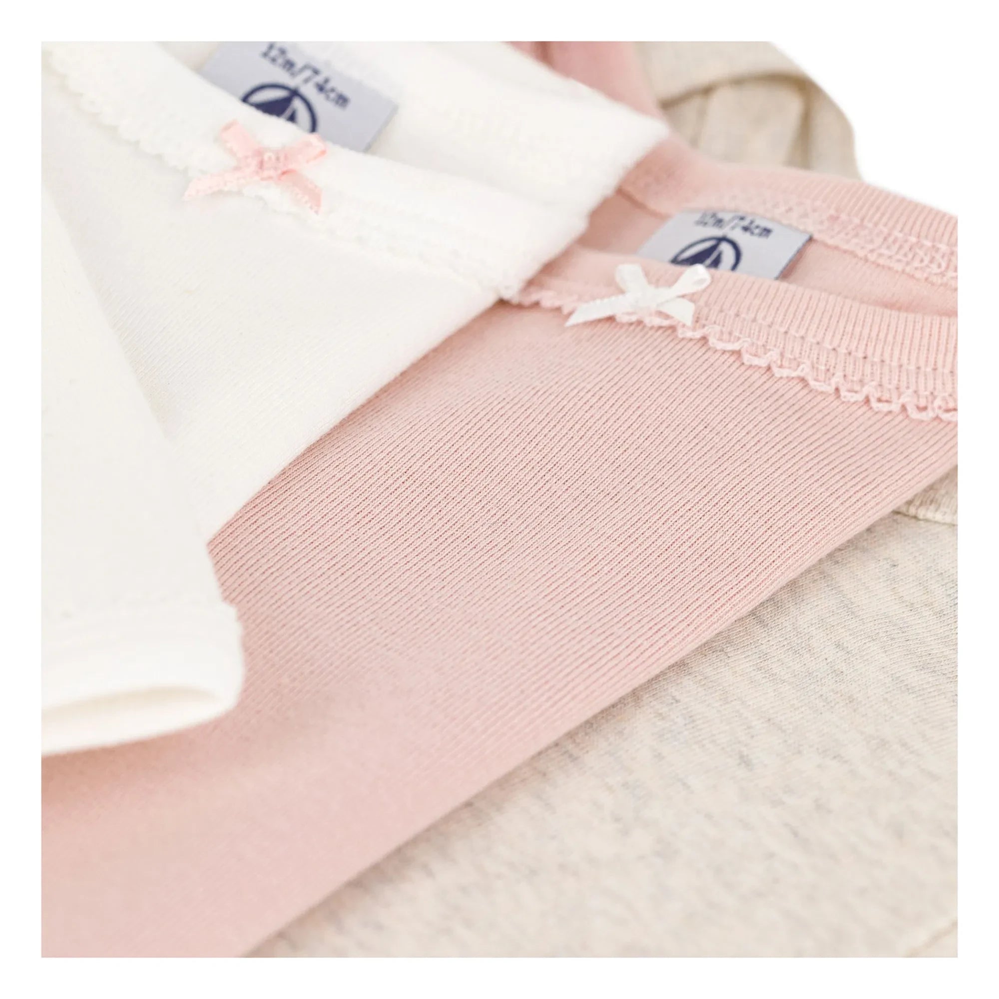 Petit Bateau - 3 Nudos de Cuerpo | Rosa