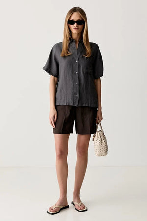 Camisa de lino para mujer Marc O'Polo