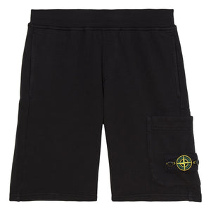 Stone Island - Pantalones cortos de chándal | Negro