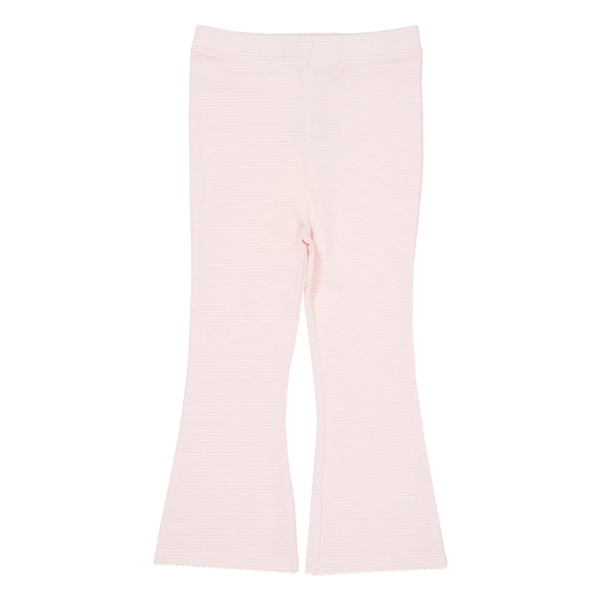 Copenhagen Colors - Pantalón de pernera recta de algodón orgánico a rayas | Rosa empolvado