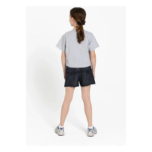Finger in the nose - Shorts vaqueros Eva | Gris vaquero