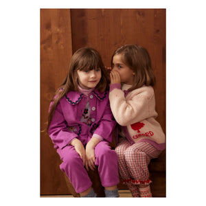 Hola, Simone: chaqueta de terciopelo Duchesse | Rosa