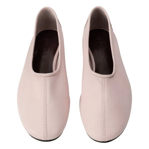 BY FAR - Zapatos Planos Prudence de Piel | Rosa Claro