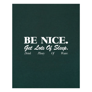 Sporty & Rich - Sweat Be Nice | Verde oscuro