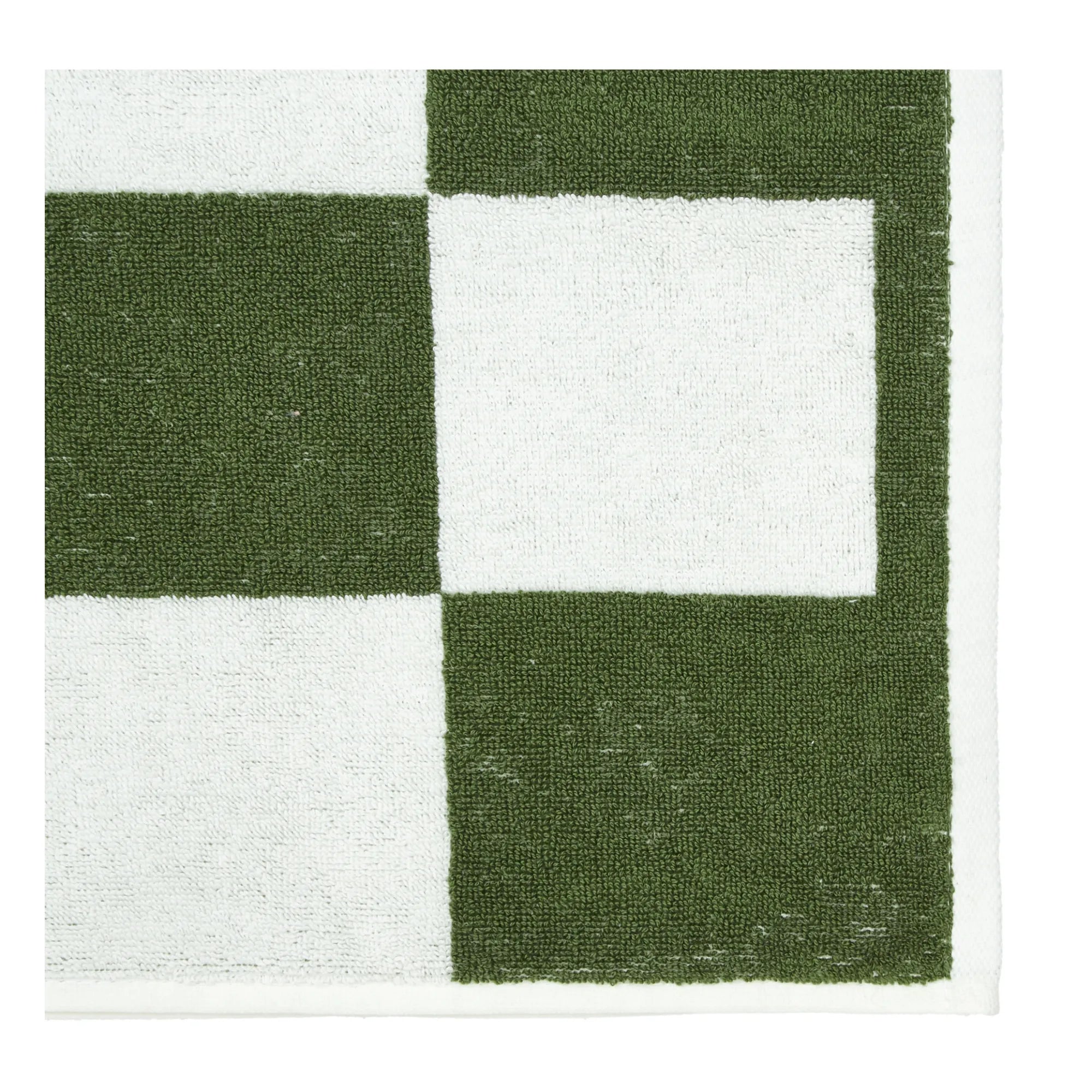 Hay - Toalla de baño Check | Verde matcha