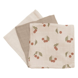 Main Sauvage - Pañales de cereza - Set de 3 | Beige
