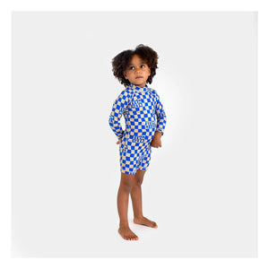 Beach & Bandits - Protector solar traje de verano bebé de fibras recicladas | Azul
