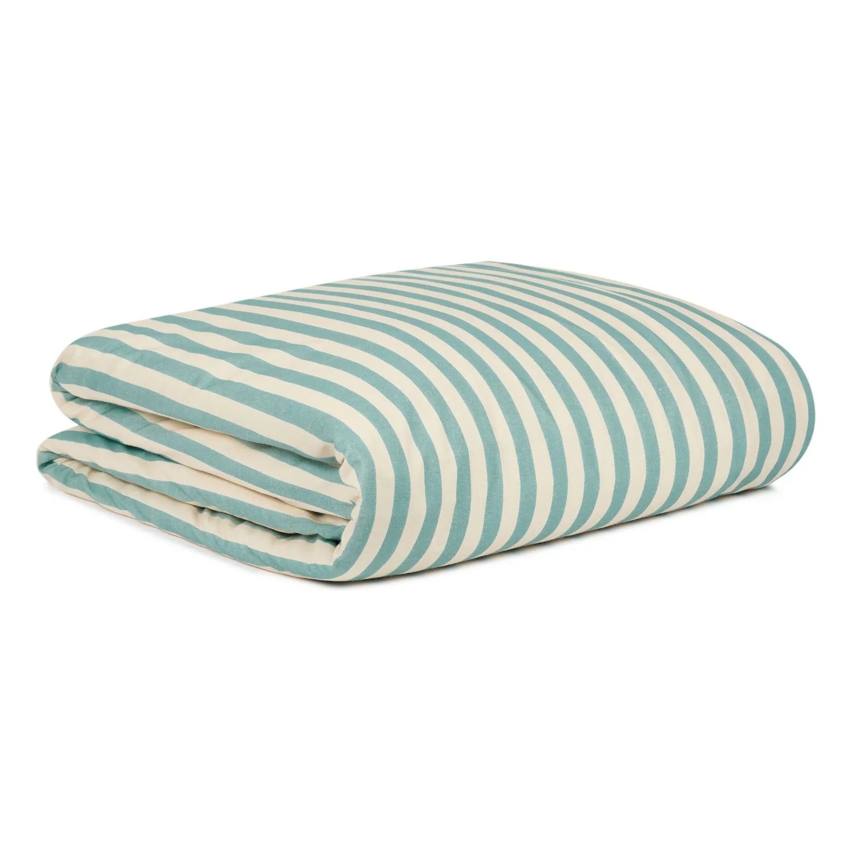 Nobodinoz - Funda Nórdica Sheldon Stripes | Turquesa