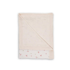 CuddleCo Comforter Blanket - Ditsy Cherry-Blankets-Ditsy Cherry- | Natural Baby Shower