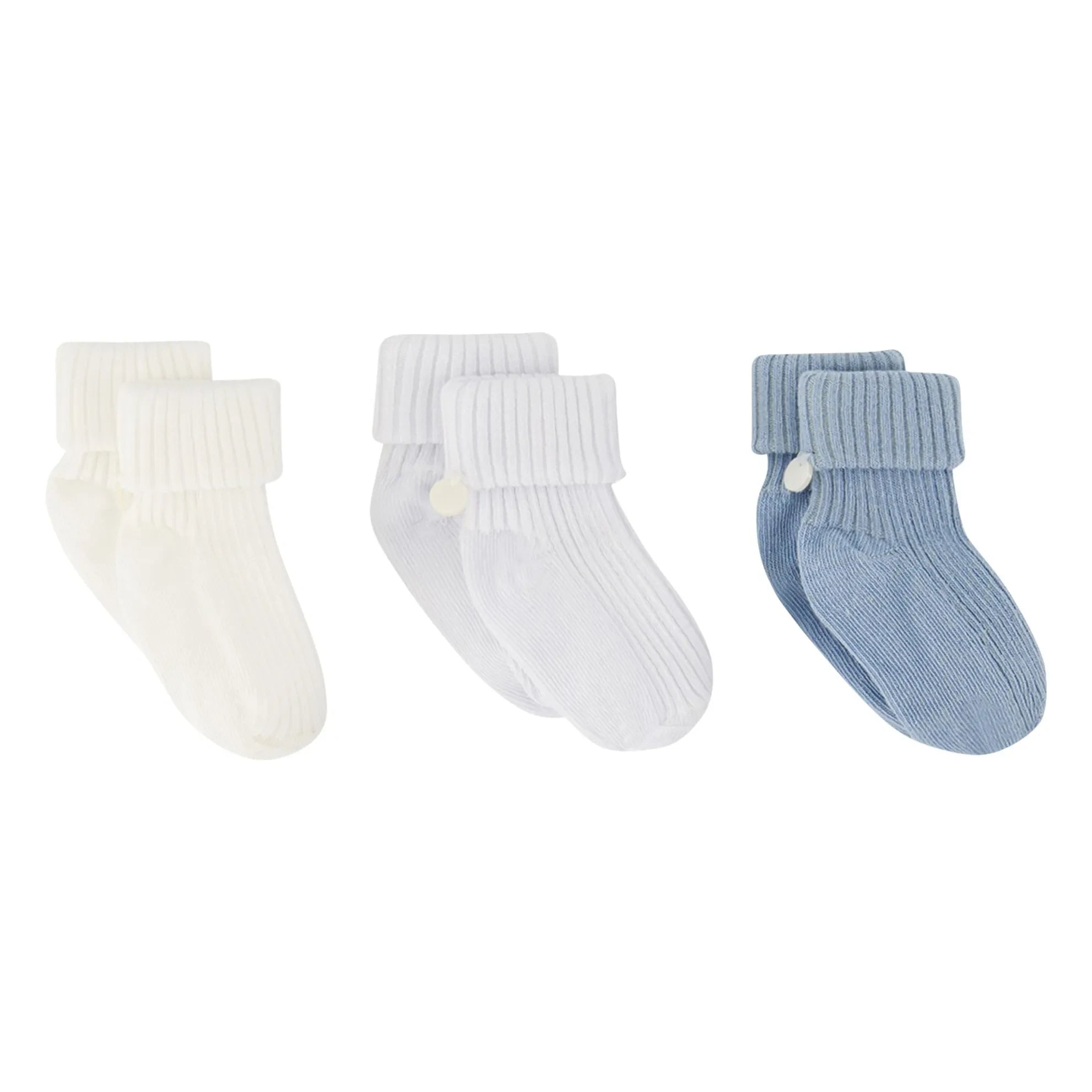 Tartine et Chocolat - Set de 3 pares de calcetines | Azul cielo