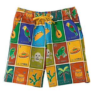 Fábula - Pantalón corto de forro polar mexicano | Naranja