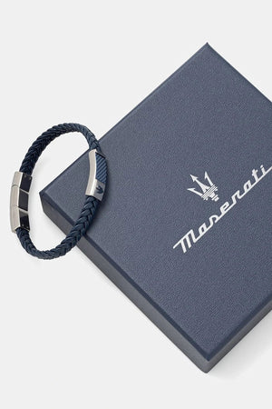 Pulsera de cuero para hombre MASERATI RECYCLED LEATHER