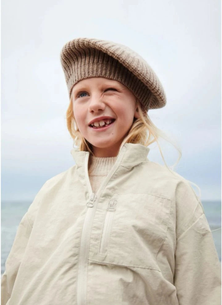 Liewood - Gorro de lana reciclada Borg | Beige