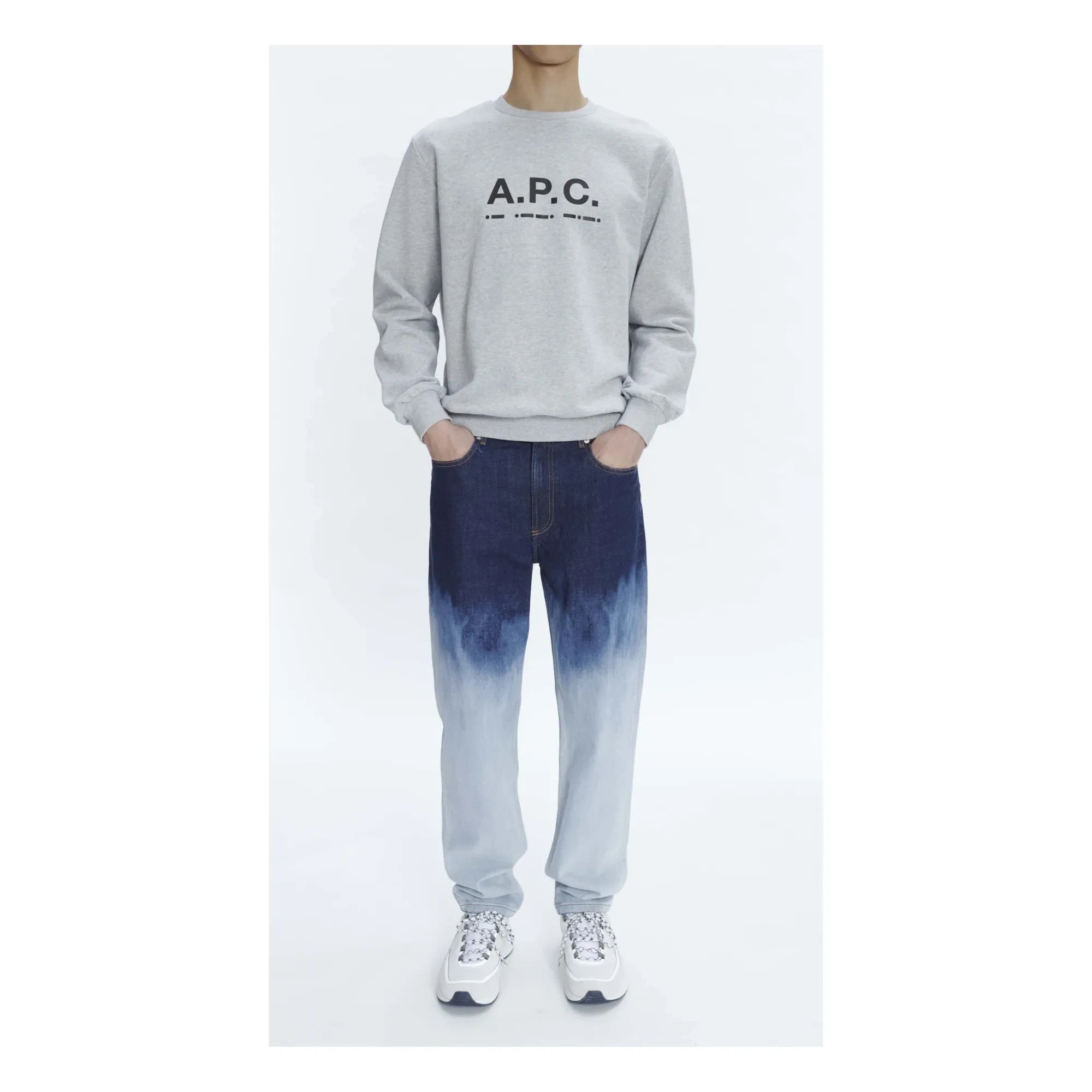 A.P.C. - Sudadera Franco | Gris jaspeado