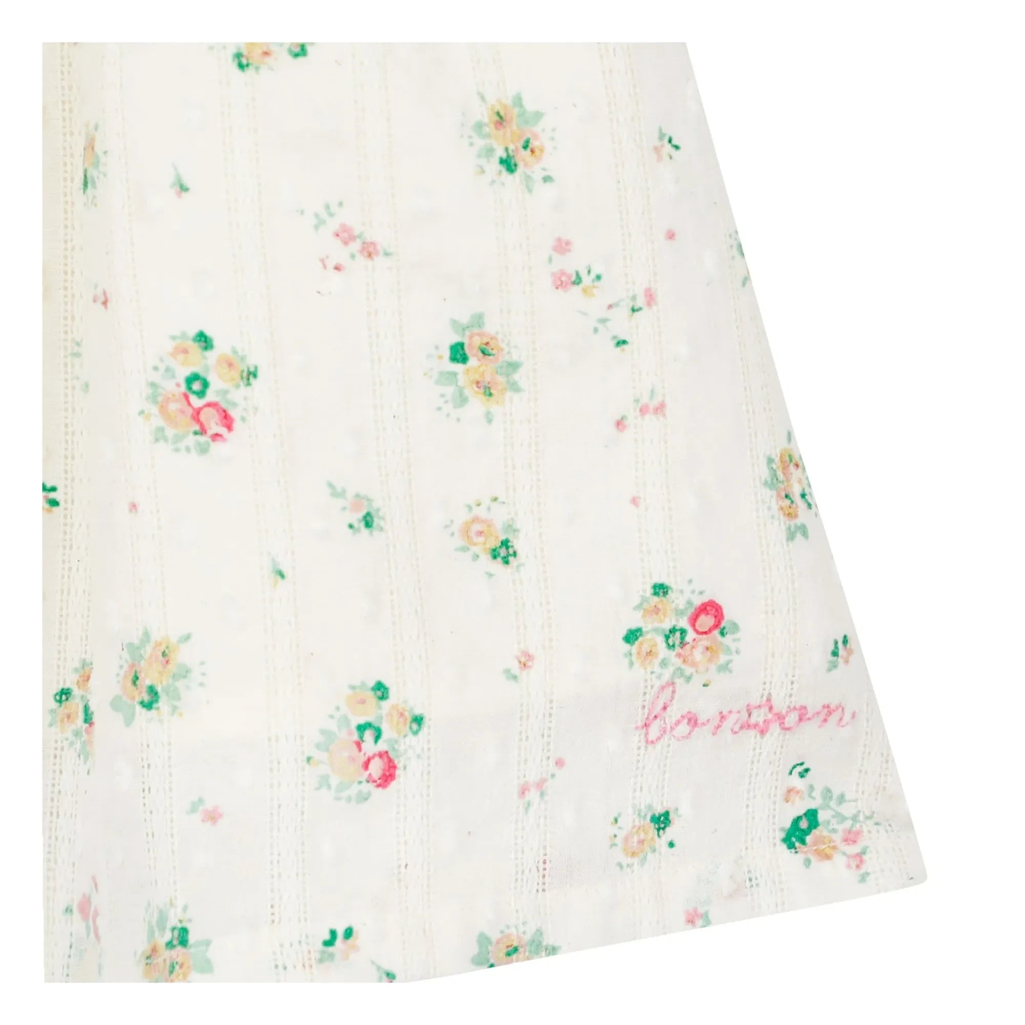 Bonton - Vestido de ramilletes Nadine Pointelle | Blanco